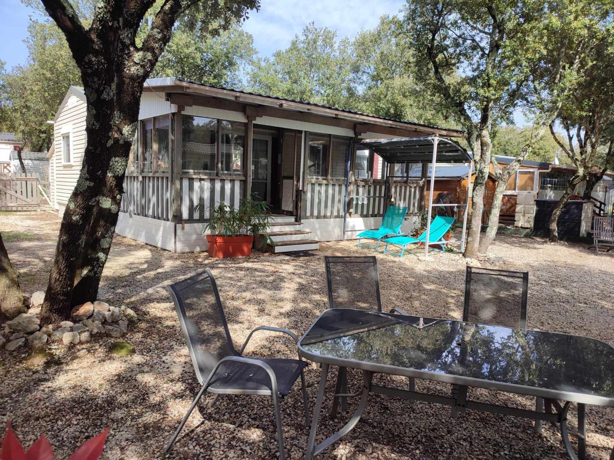 Mobil-Home Climatise 6 Pers En Ardeche Orgnac-lʼAven Extérieur photo